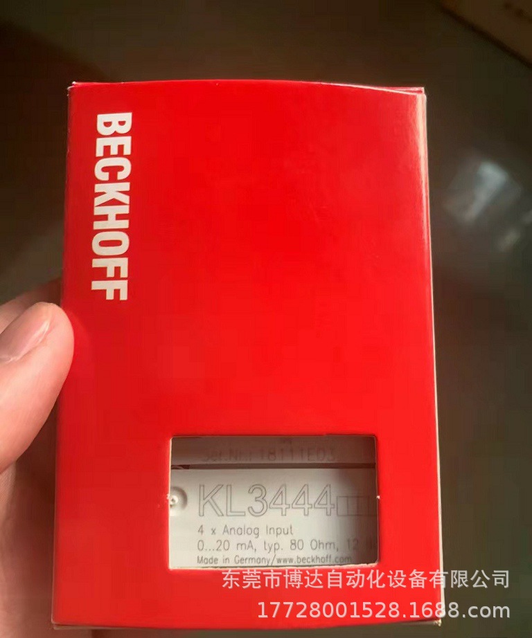 倍福BECKHOFF模块 KL3444全新原装正品现货实物拍摄议价