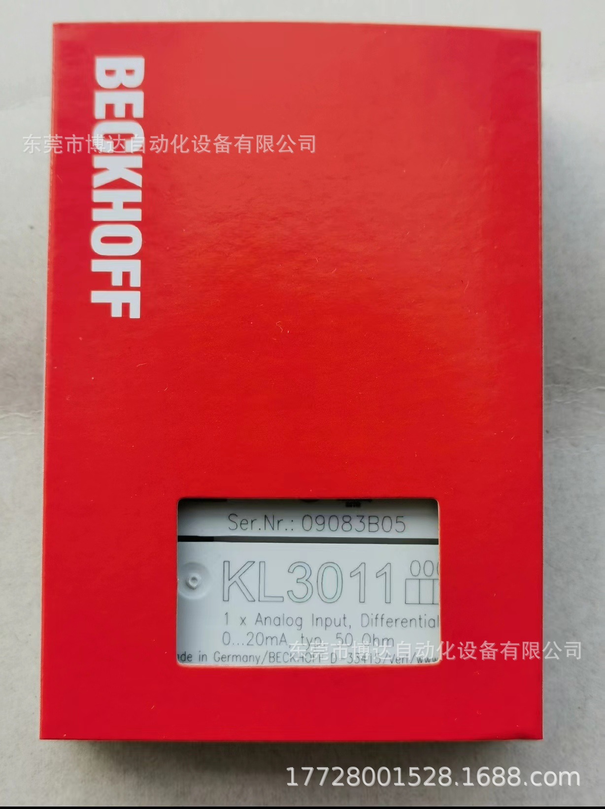 倍福BECKHOFF模块 KL3011 全新原装正品现货质保1年包邮实拍议价
