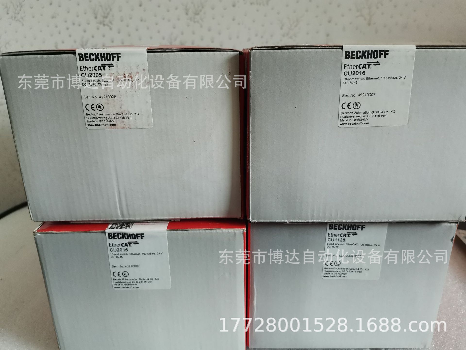 低价供应BECKHOFF 倍福 CU2508 全新原装交货机 实物拍摄现货议价