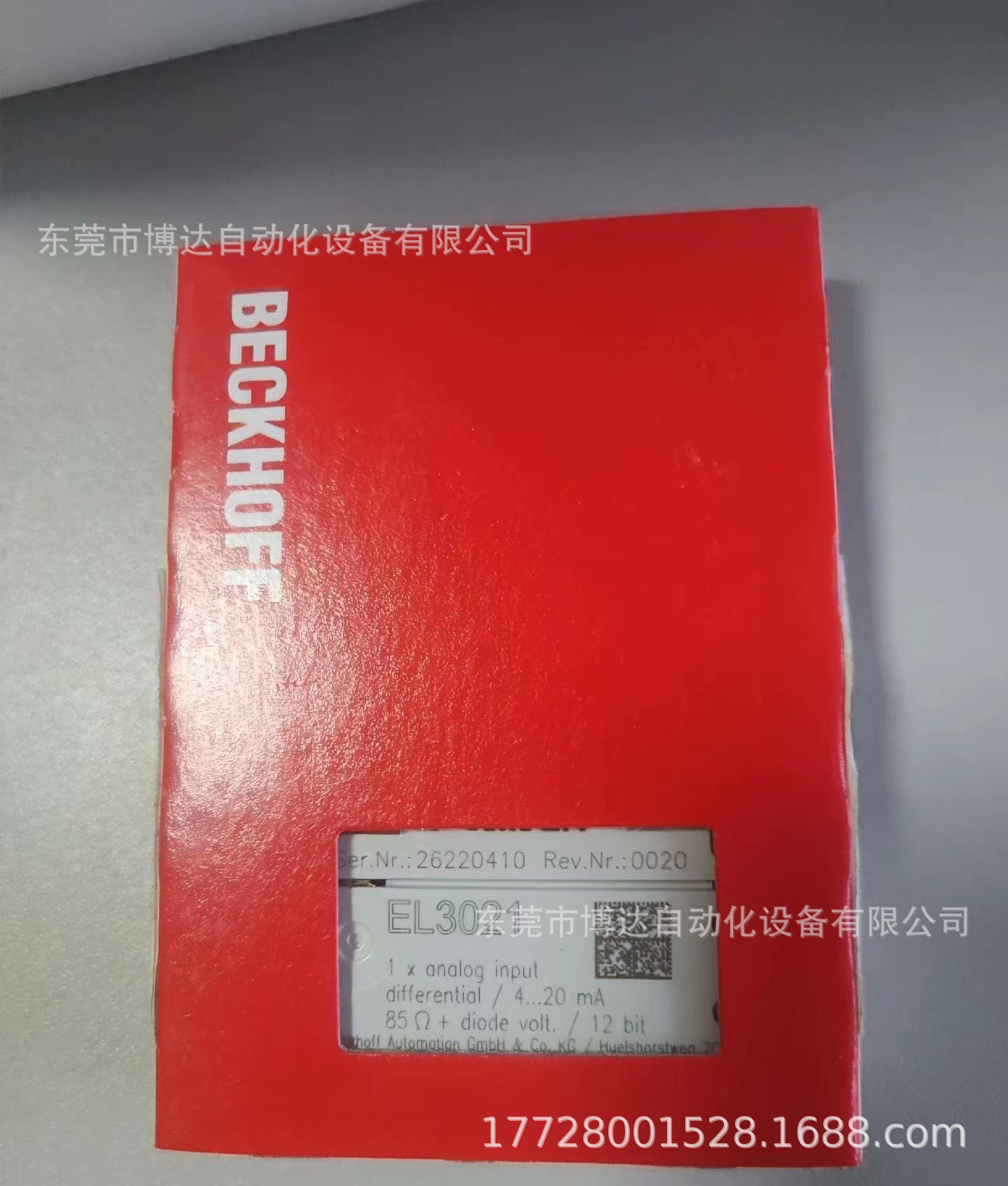 低价供应倍福BECKHOFF模块 EL3021 全新原装正品现货实拍议价包邮