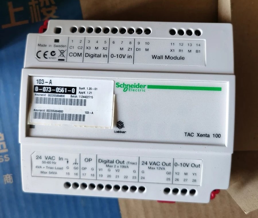 施耐德TAC Xenta 102-EF楼宇自控模块 全新原装正品 现货实拍议价