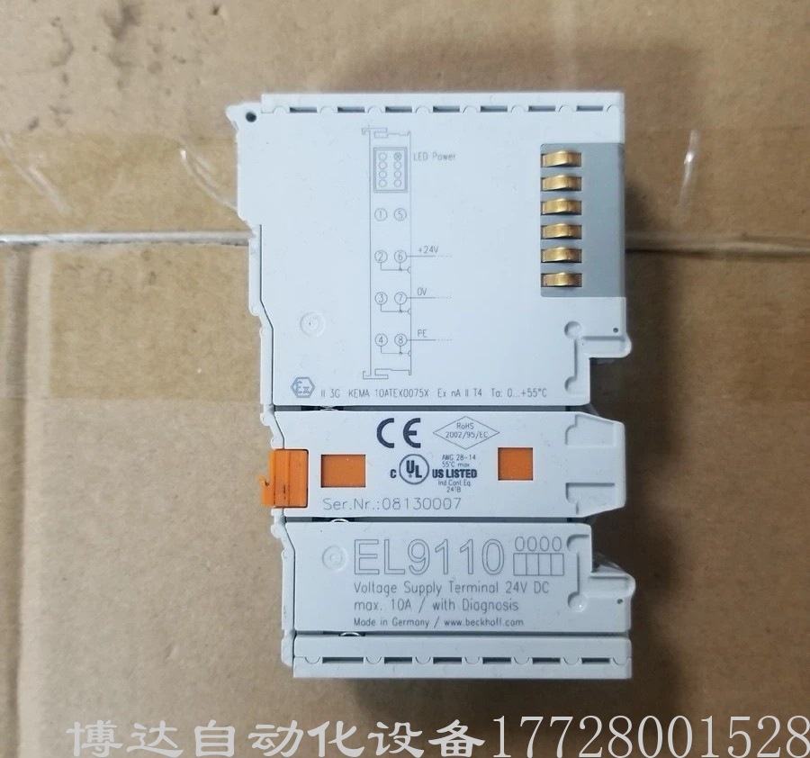 低价供应倍福BECKHOFF EL9110模块全新原装正品保障现货实拍议价