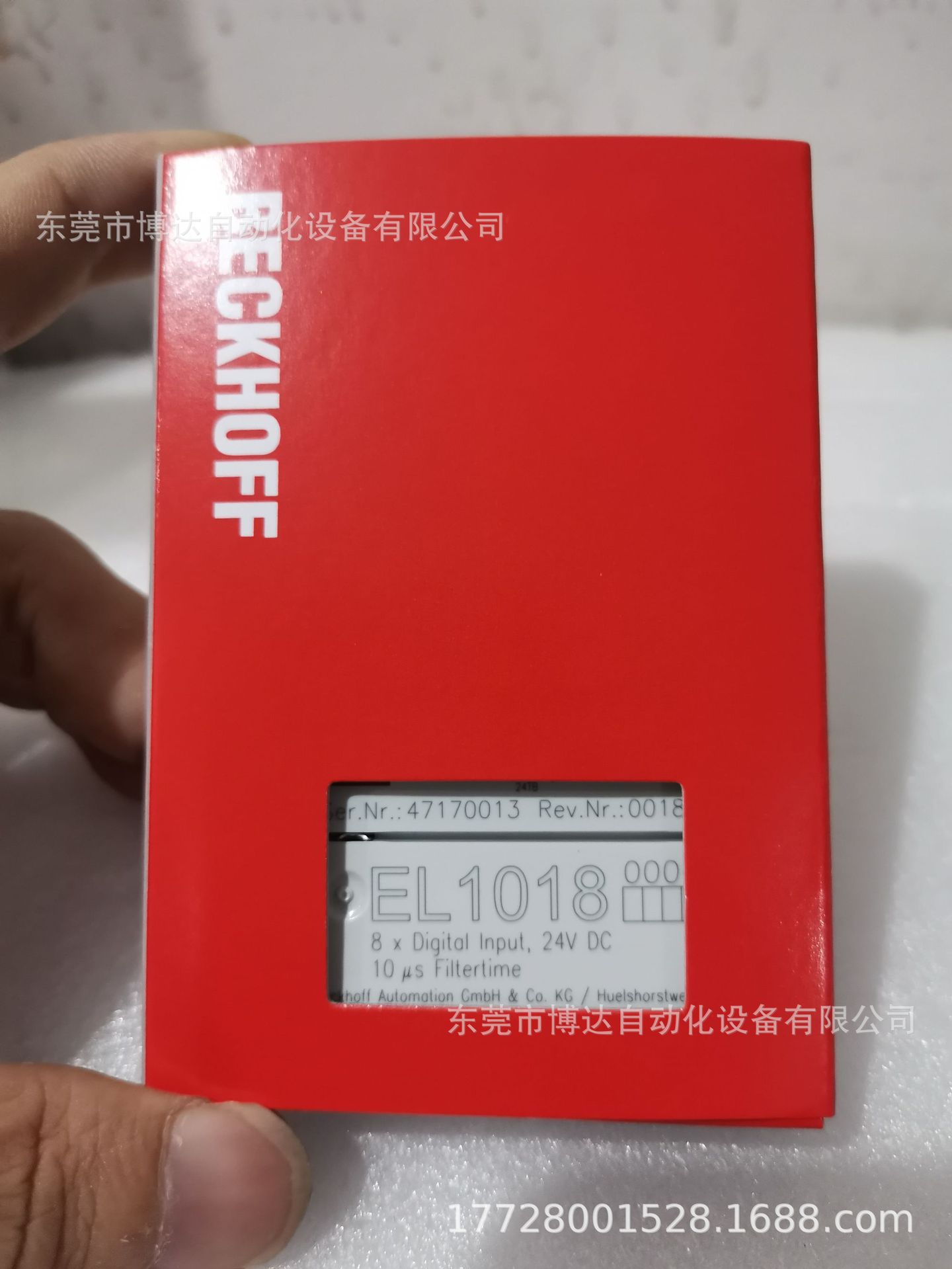低价供应倍福BECKHOFF模块EL1018全新原装正品现货实拍议价包邮