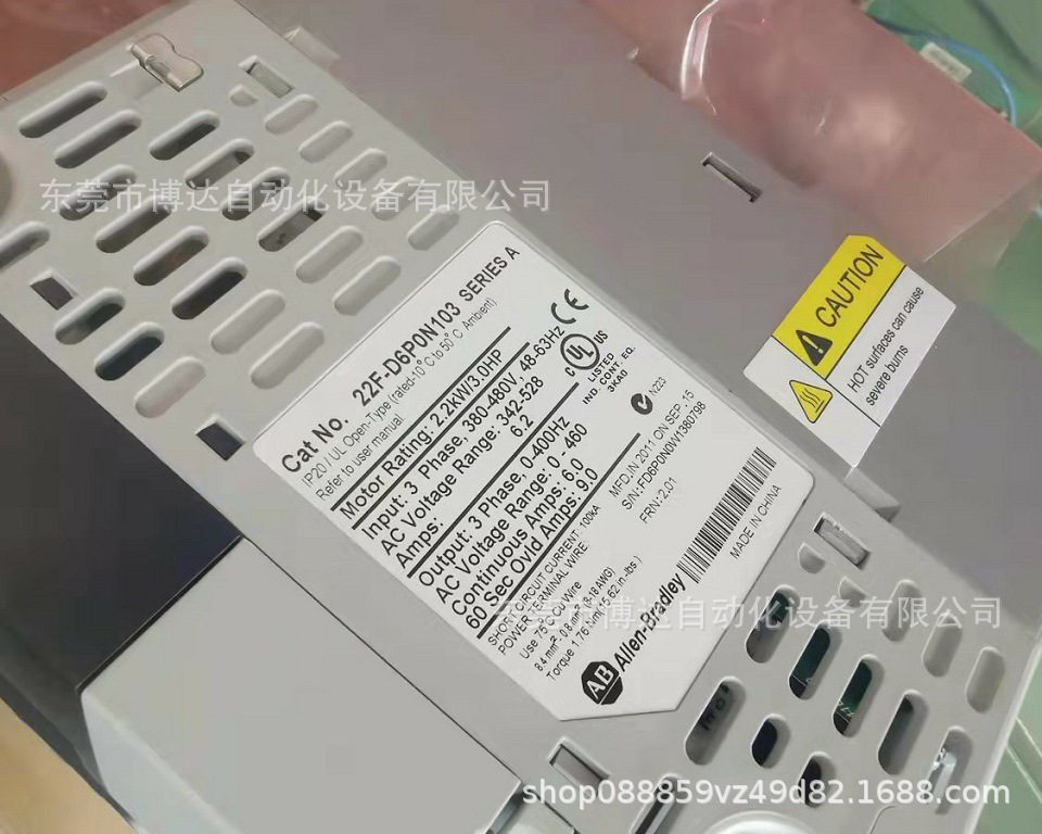 AB罗克韦尔22F-D6P0N103变频器 2.2KW全新原装正品现货实物议价