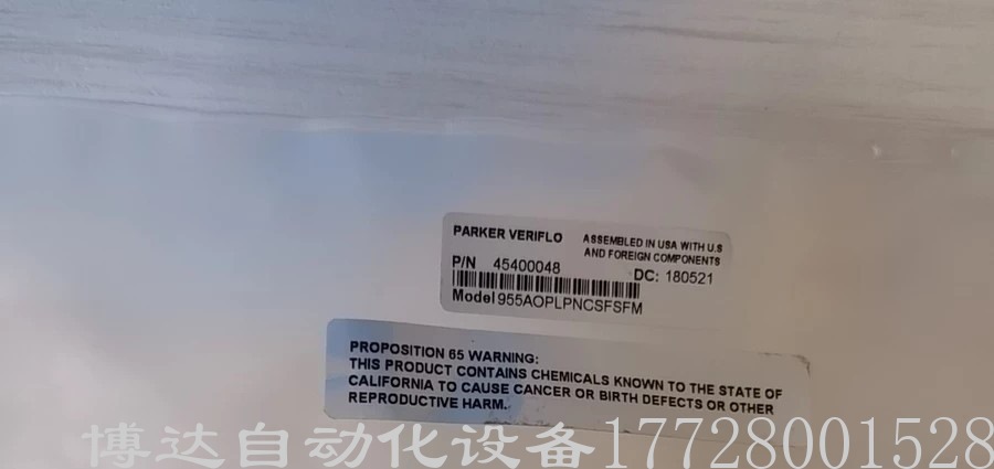 Parker 955AOPLPNCSFSFM 气动阀门全新原装正品保障现货实拍议价