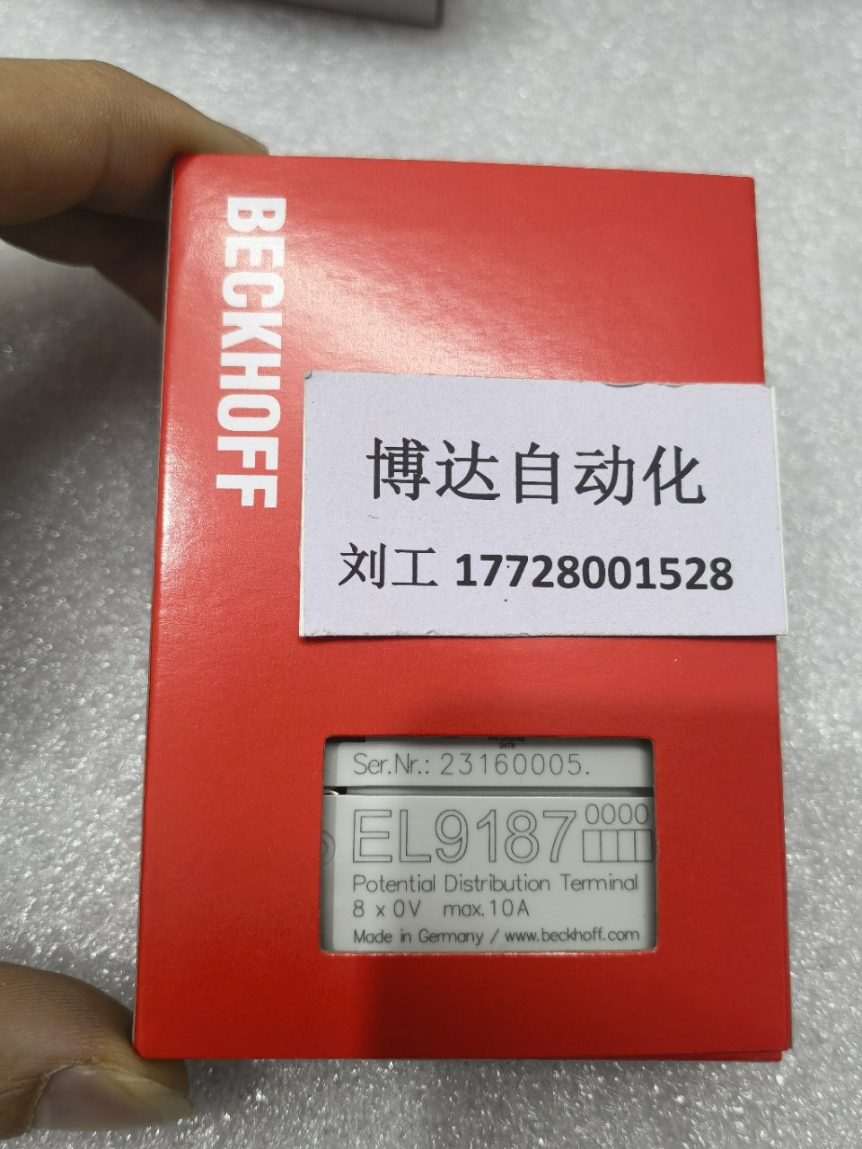 EL9410 倍福BECKHOFF模块 全新原装实物拍摄当天顺丰包邮议价
