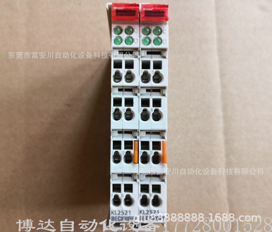 全新原装正品BECKHOFF德国倍福 KL2521 模块实物现拍优惠询价