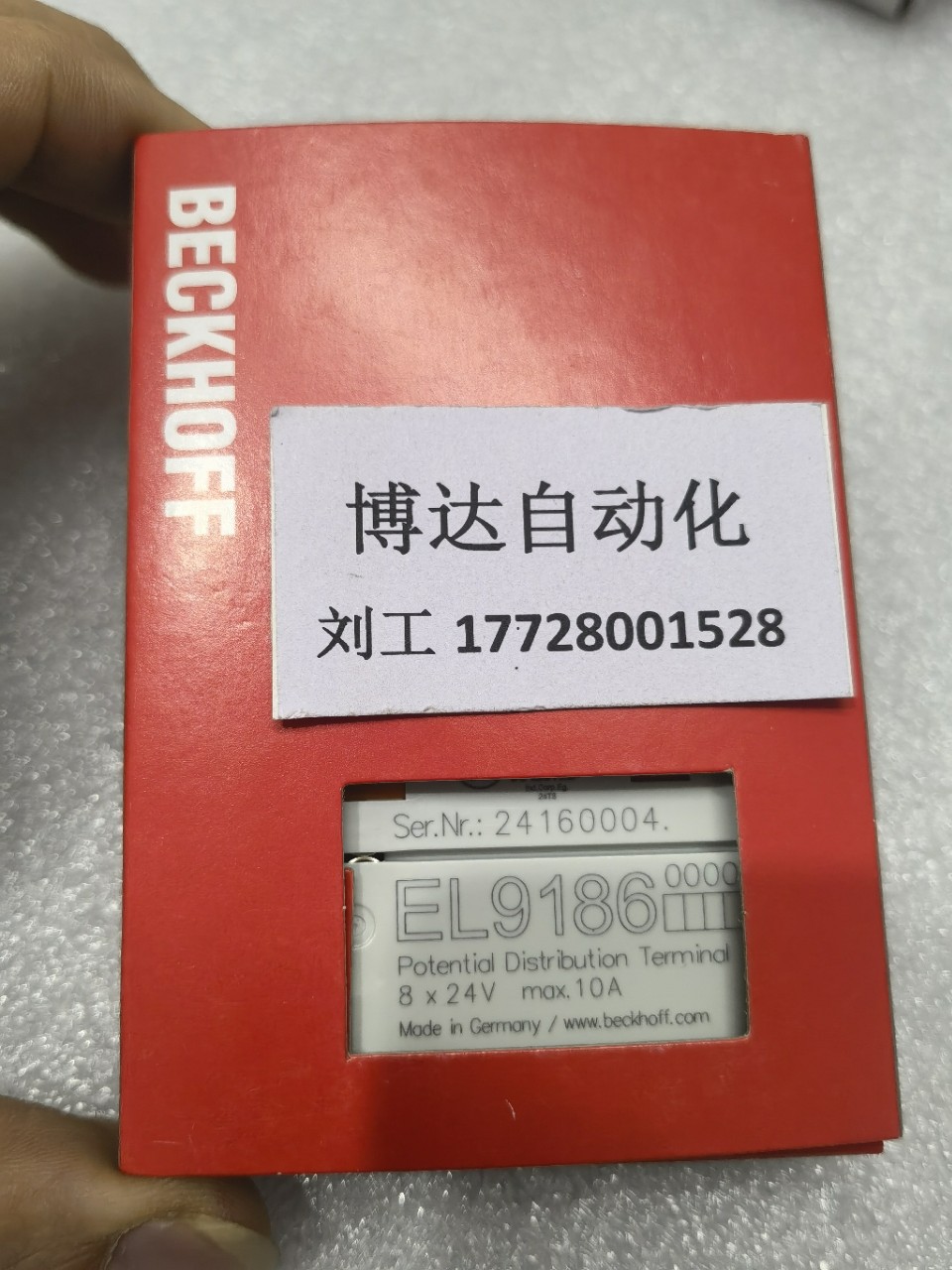 EL9080 倍福BECKHOFF模块 全新原装实物拍摄当天顺丰包邮议价