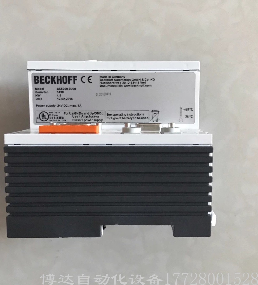 倍福BECKOHFF可编程控制器控模块BX5200-0000 原装正品现货议价