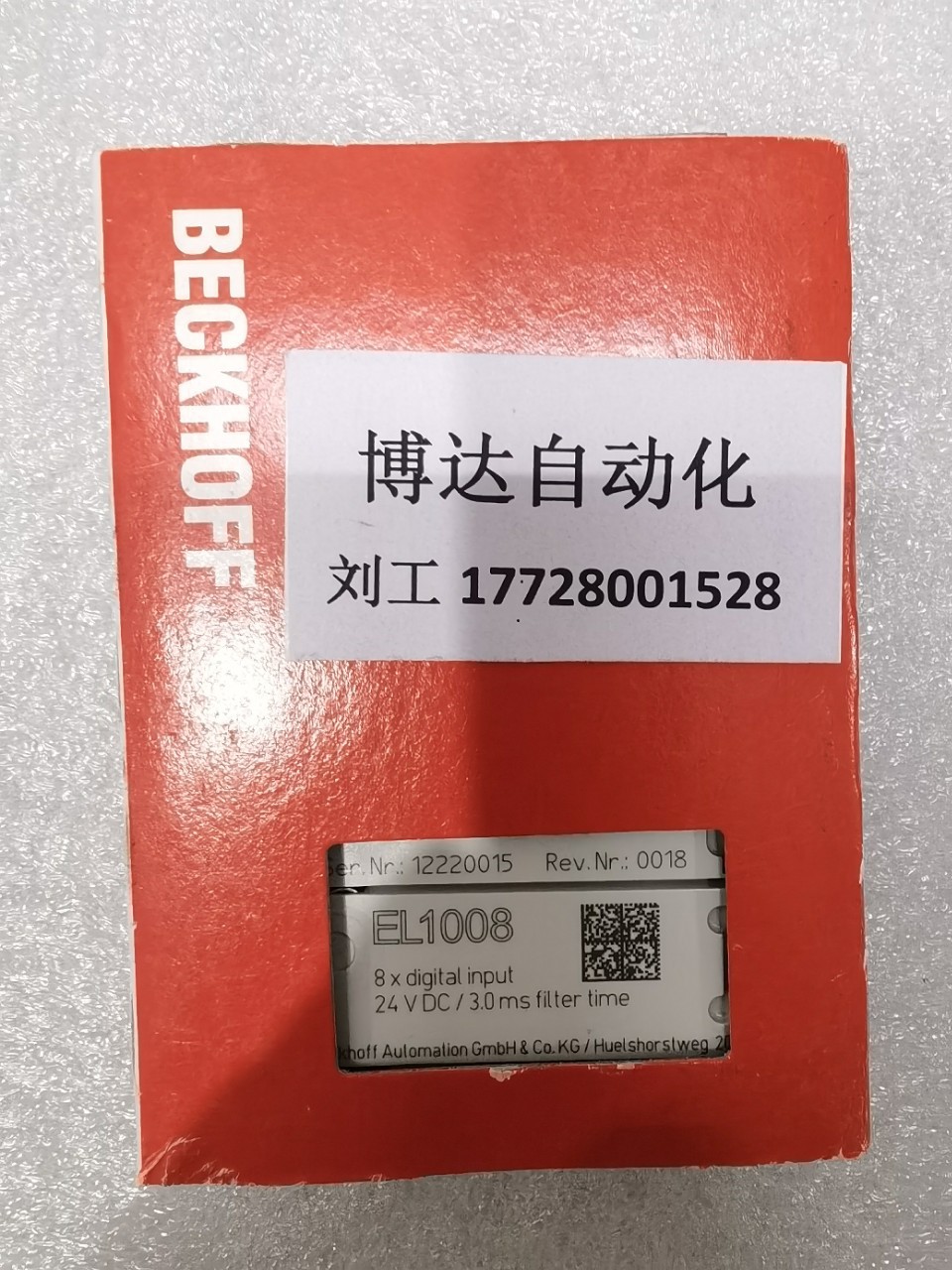 EL1002 倍福BECKHOFF模块? 全新原装正品现货实物拍摄议价