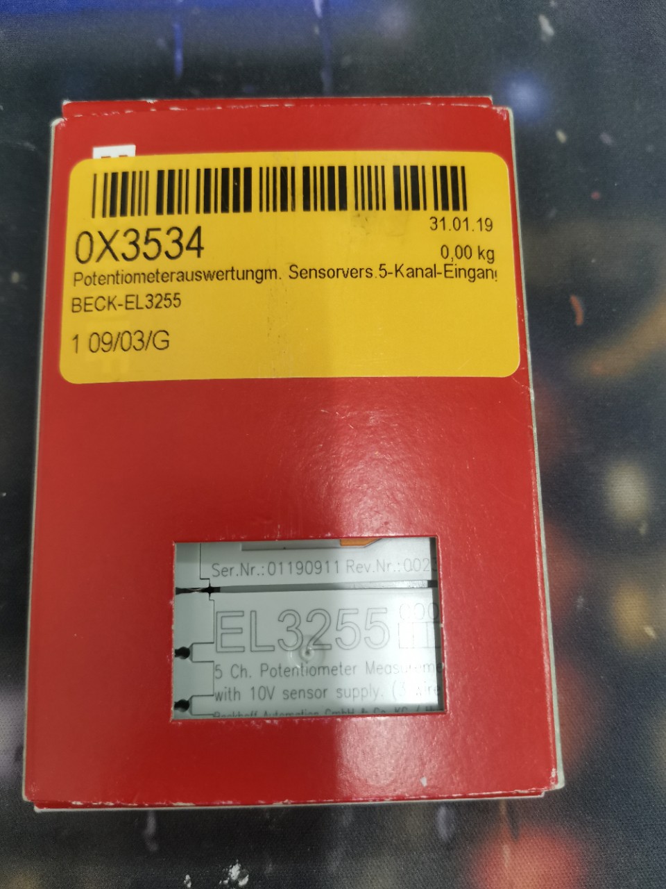 EL3255全新原装正品倍福BECKHOFF德国现货议价出售