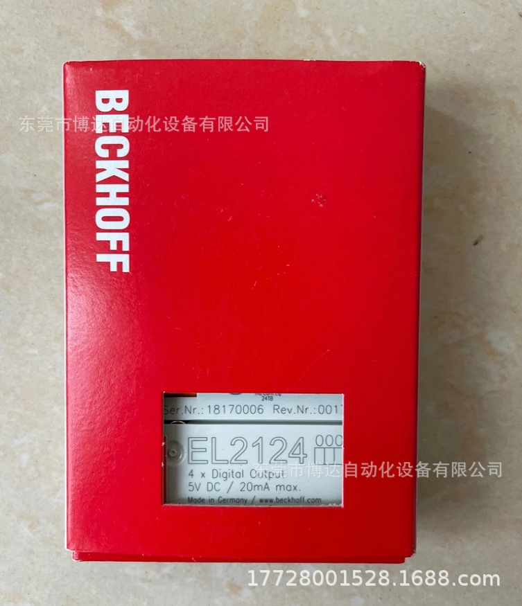 倍福BECKHOFF模块 EL2124 全新原装正品现货实拍质保1年包邮议价