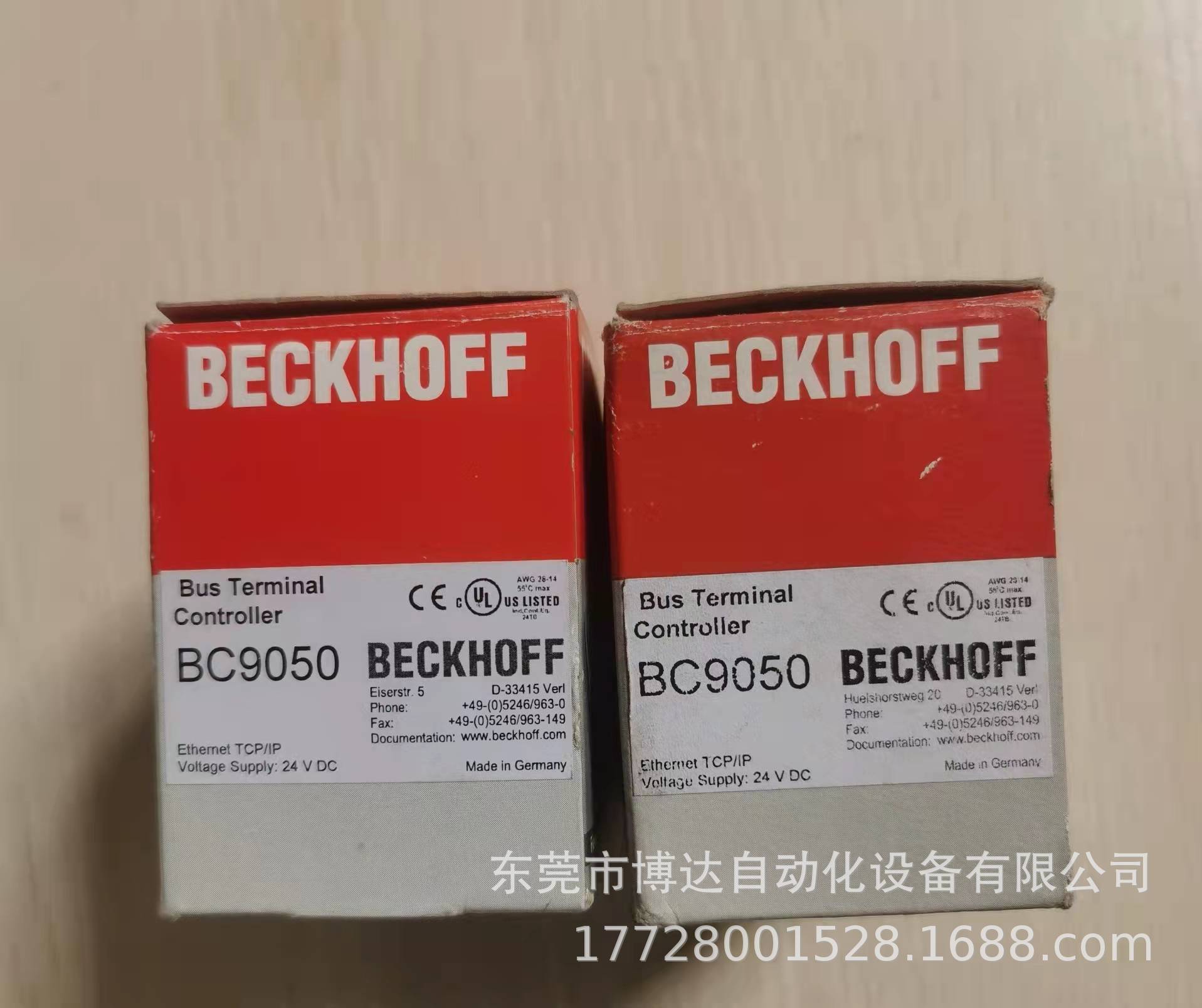 倍福BECKHOFF模块 BC9050 全新原装正品现货实拍质保1年包邮议价