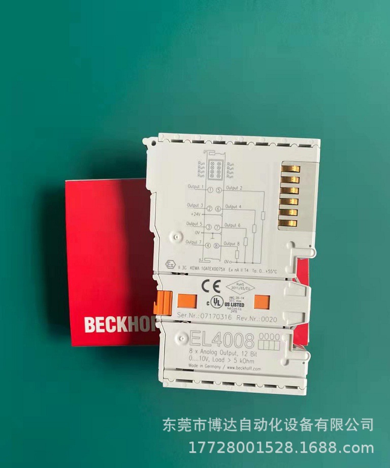 倍福BECKHOFF模块EL4008 EL6002 EL2002全新原装正品 现货实拍议价
