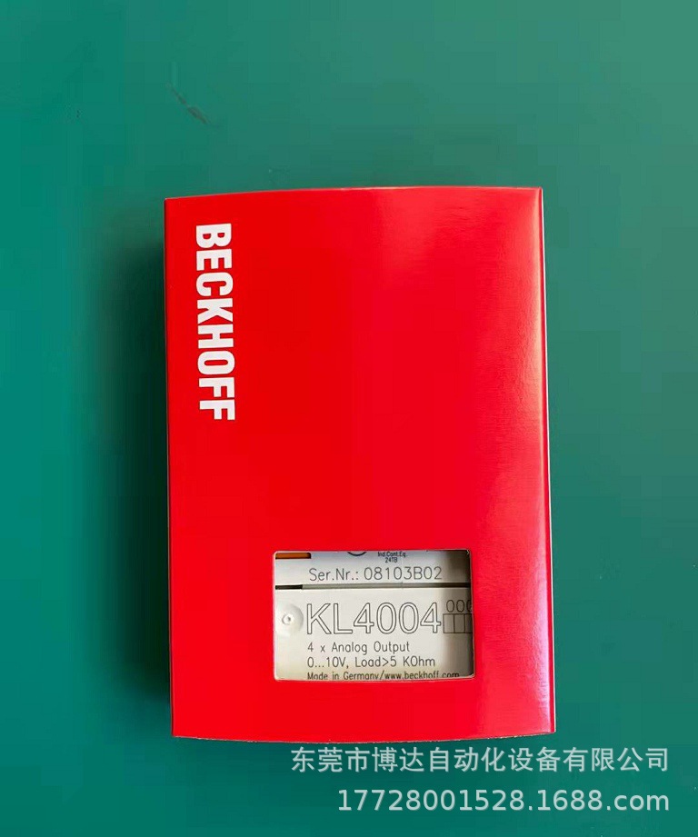 倍福BECKHOFF模块 KL4004 KL4002 KL4001KL4022现货实拍议价