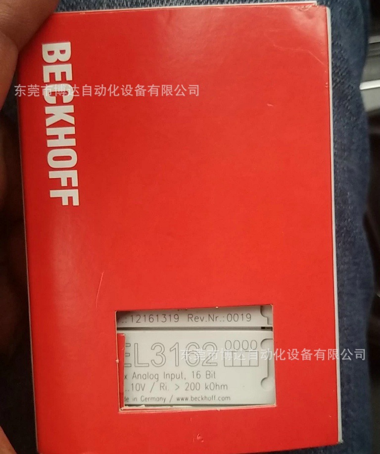 低价供应倍福BECKHOFF模块 EL3162 全新原装正品保障现货实拍议价