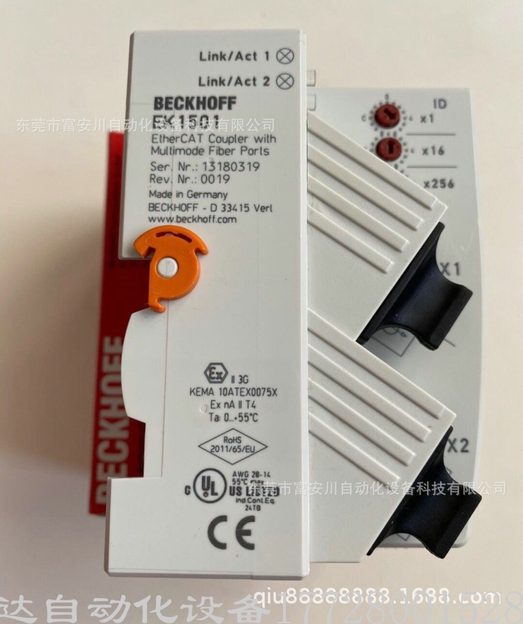 全新原装正品BECKHOFF德国倍福 EK1501 模块实物现拍优惠询价