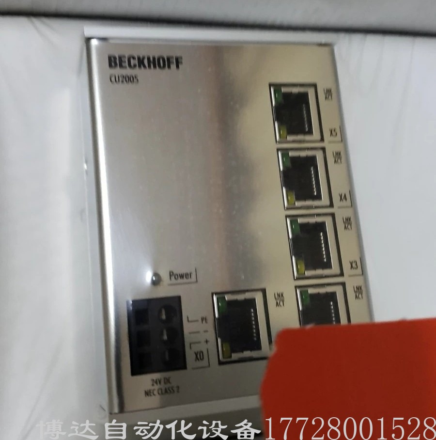 倍福BECKHOFF交换机 CU2005 5口 24v全新原装正品实拍现货议价