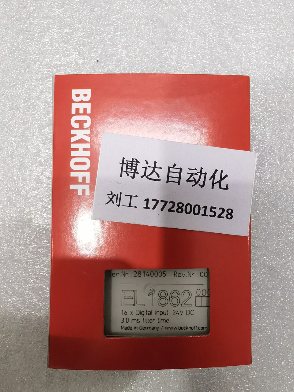 EL1862 EL1872 倍福BECKHOFF模块? 全新原装现货实物拍摄议价