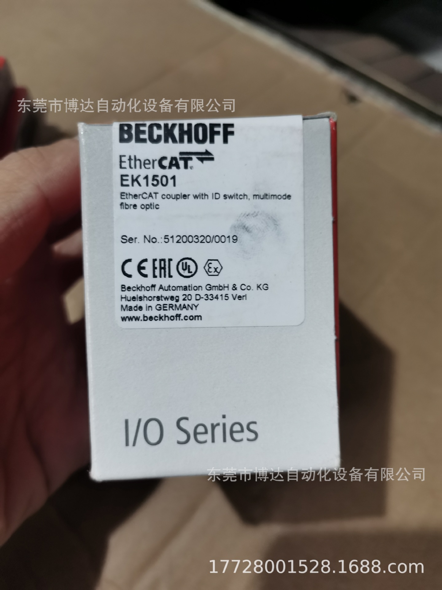 供应倍福BECKHOFF模块 EK1501 全新原装正品现货实物拍摄现货议价