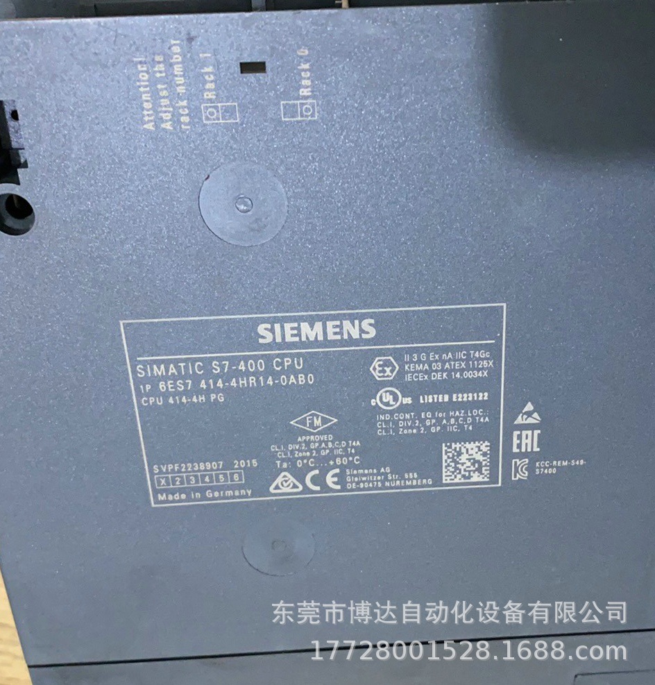 西门子6ES7414-4HR14-0AB0中央处理器全新原装正品现货实拍议价
