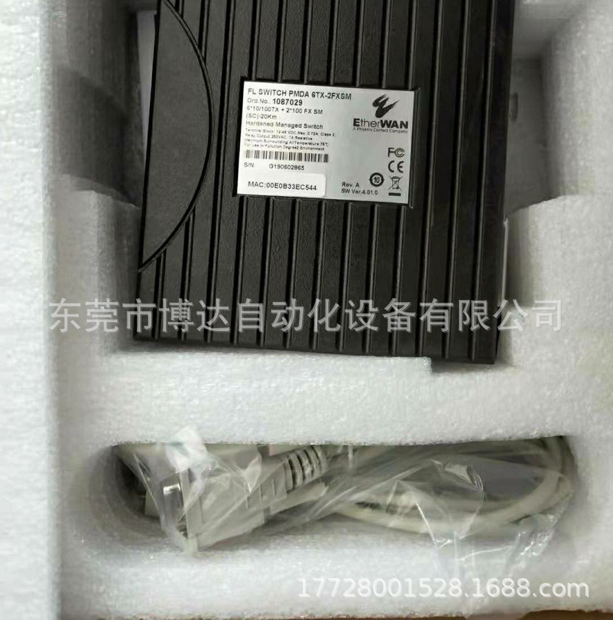 EtherWAN交换机型号FL SWITCH PMDA 6TX-2FXSM 正品现货议价