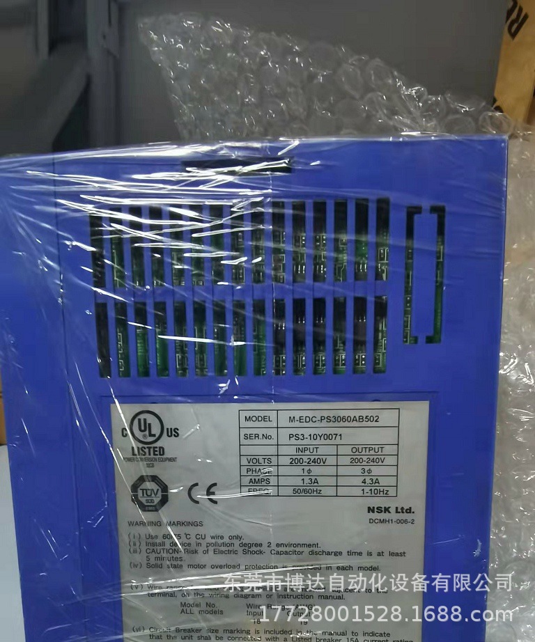 日本NSK伺服电机驱动 DD马达 PS3060KN002 全新原装正品现货议价
