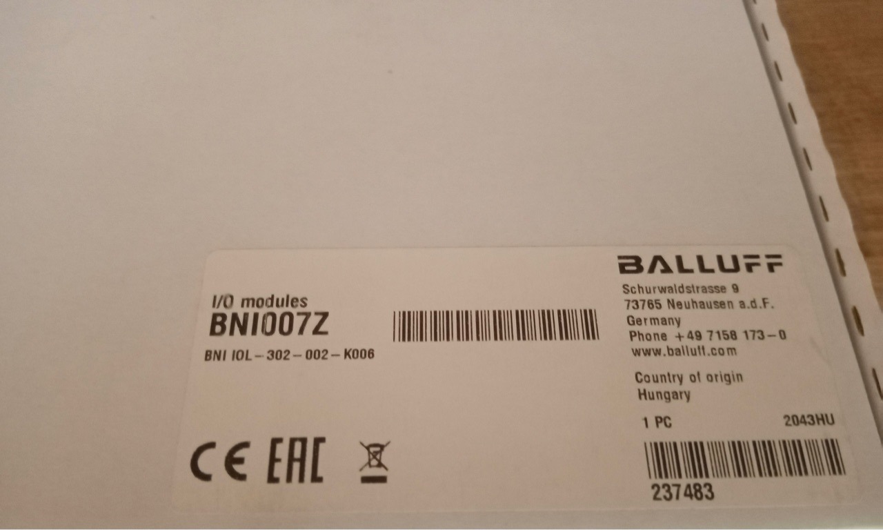 供应BALLUFF巴鲁夫BNI007Z磁致伸缩传感器 全新原装现货实拍议价