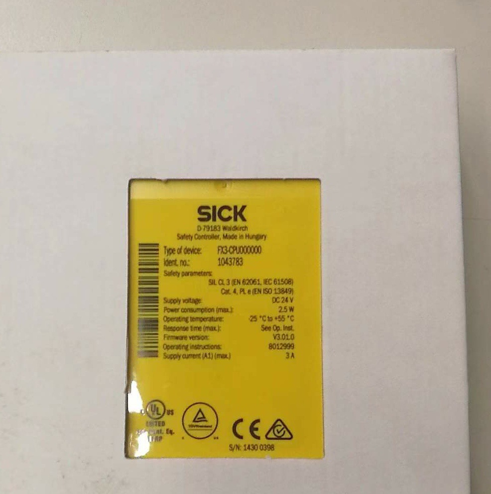 SICK西克FX3-CPU000000安全控制器模块 全新原装正品现货实拍议价