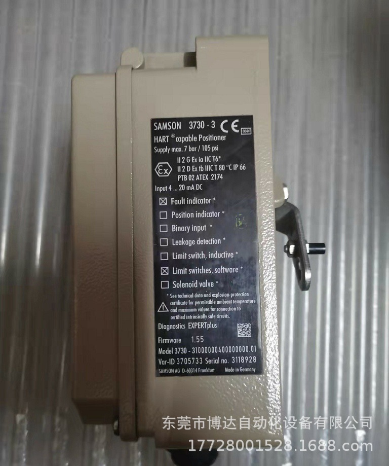 低价供应萨姆森定位器3730-31000000400000000.01全新原装 正品现货 议价