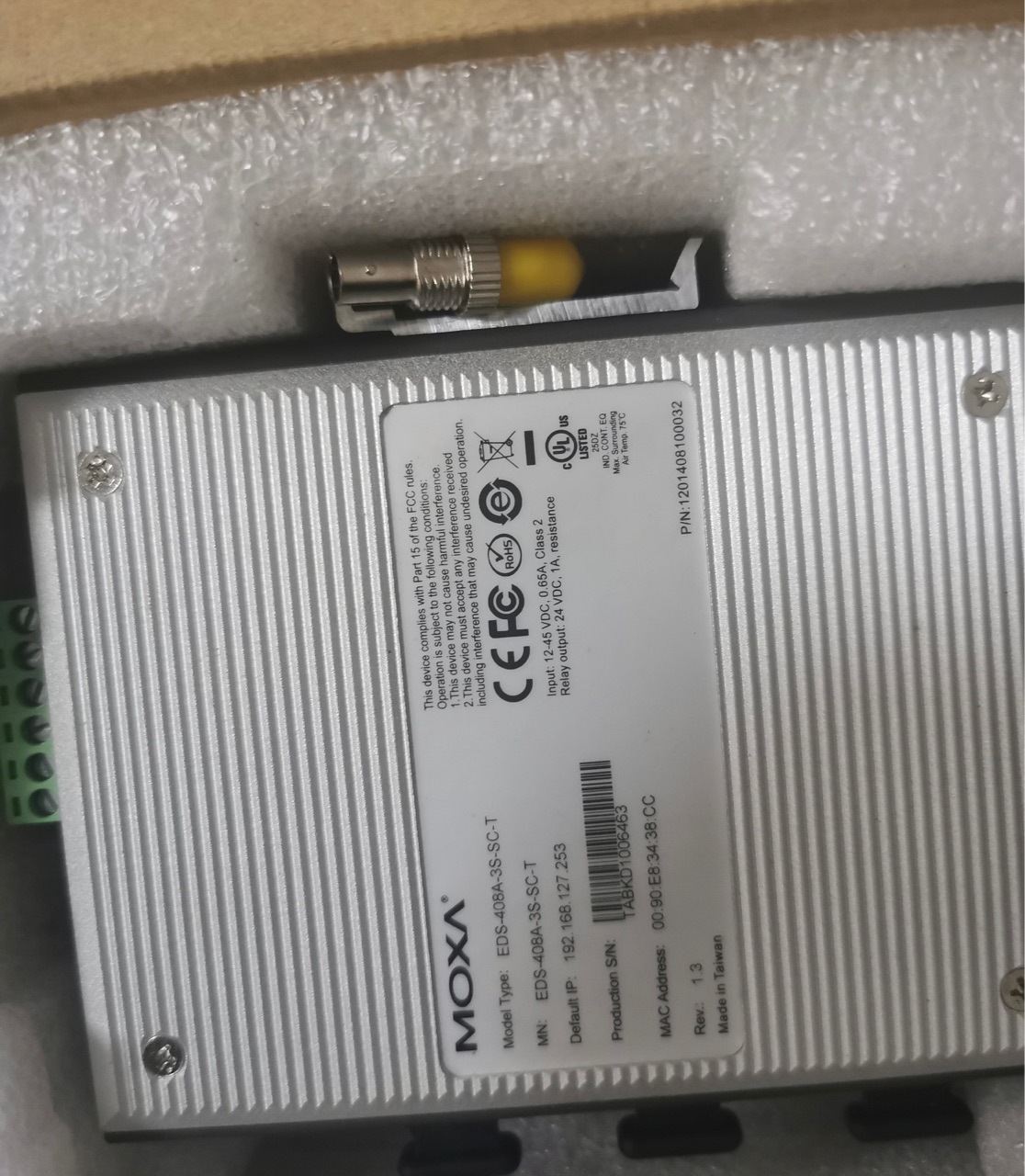 摩莎EDS-408A-3S-SC-T交换机 全新原装正品实拍现货质保一年议价