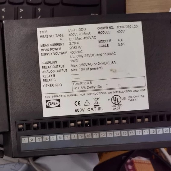 低价供应DEIF丹控LSU113DG 全新负荷分配器原装实拍现货议价