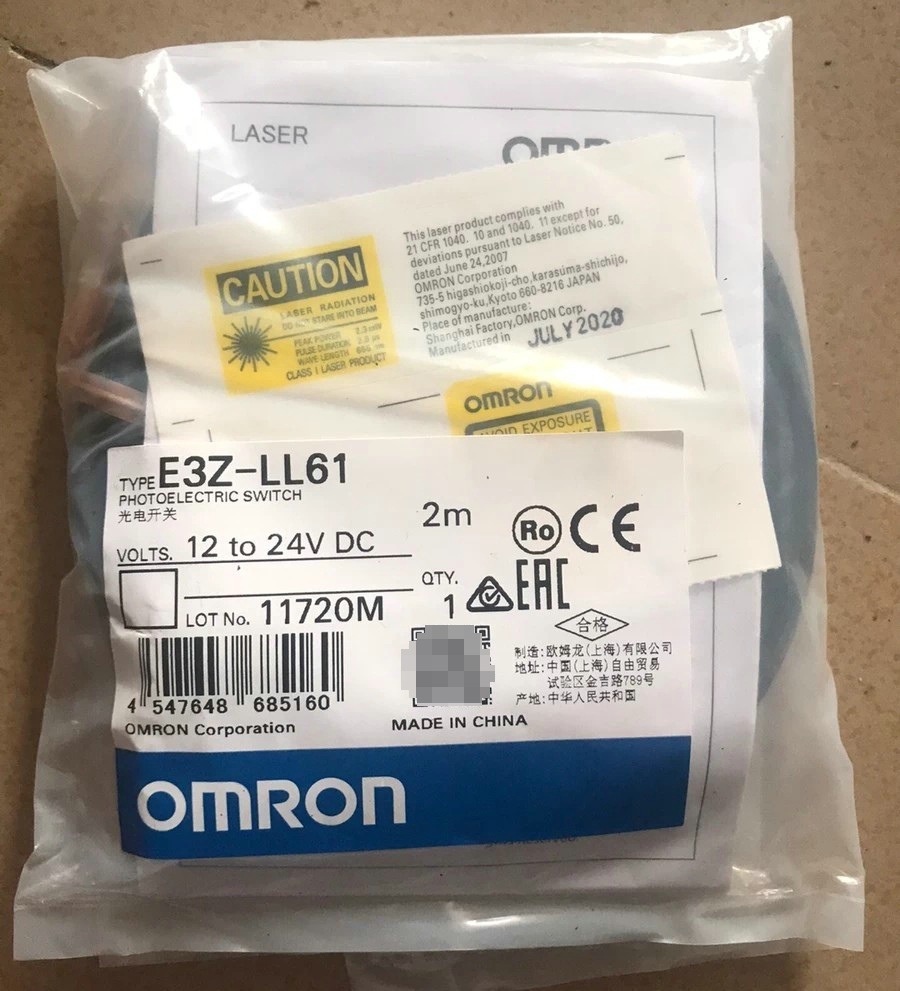 欧姆龙E3Z-LL61激光光电开关传感器 全新原装正品现货实物拍摄议价