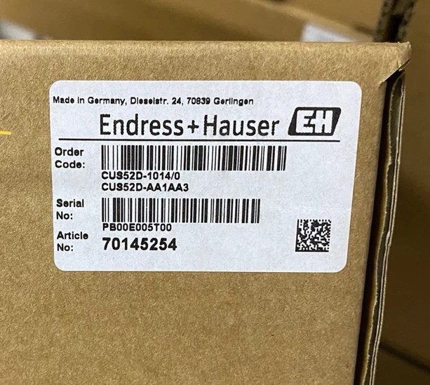 德国E+H恩德斯豪斯CUS52D-AA1AA3浊度传感器 全新原装现货议价