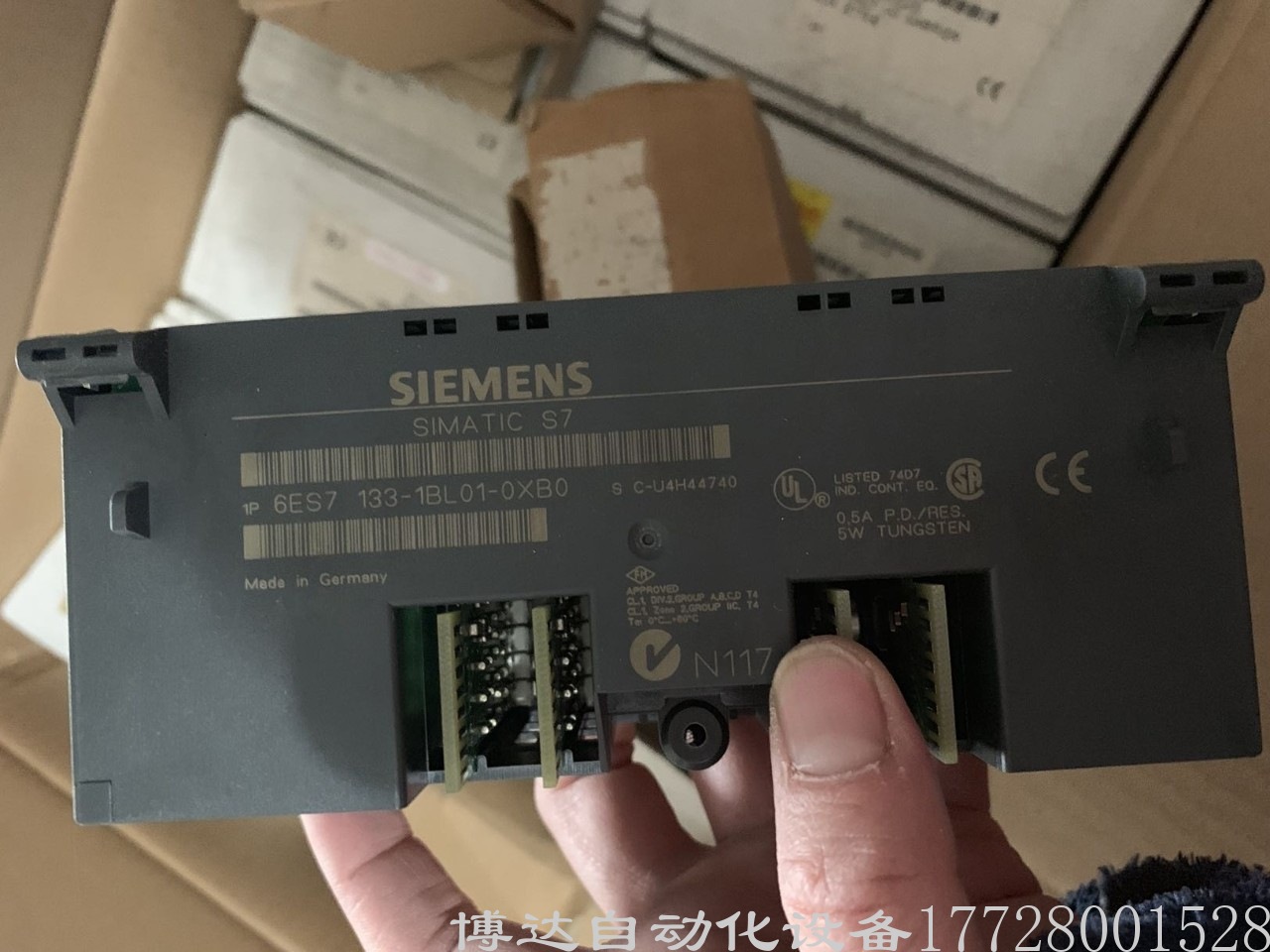 西门子6ES7133-1BL01-0XB0 输入输出模块 全新原装正品现货实拍议价