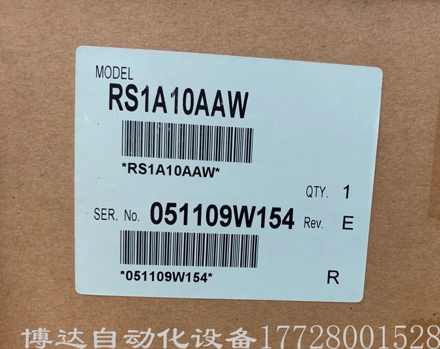 优惠供应三洋伺服驱动器 RS1A10AAW 全新原装正品 现货实物拍摄议价