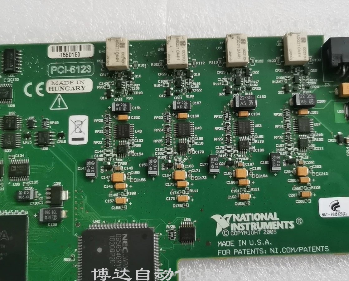 低价供应美国 NI 同步采集卡PCI-6123 全新原装正品现货 实物拍摄议价