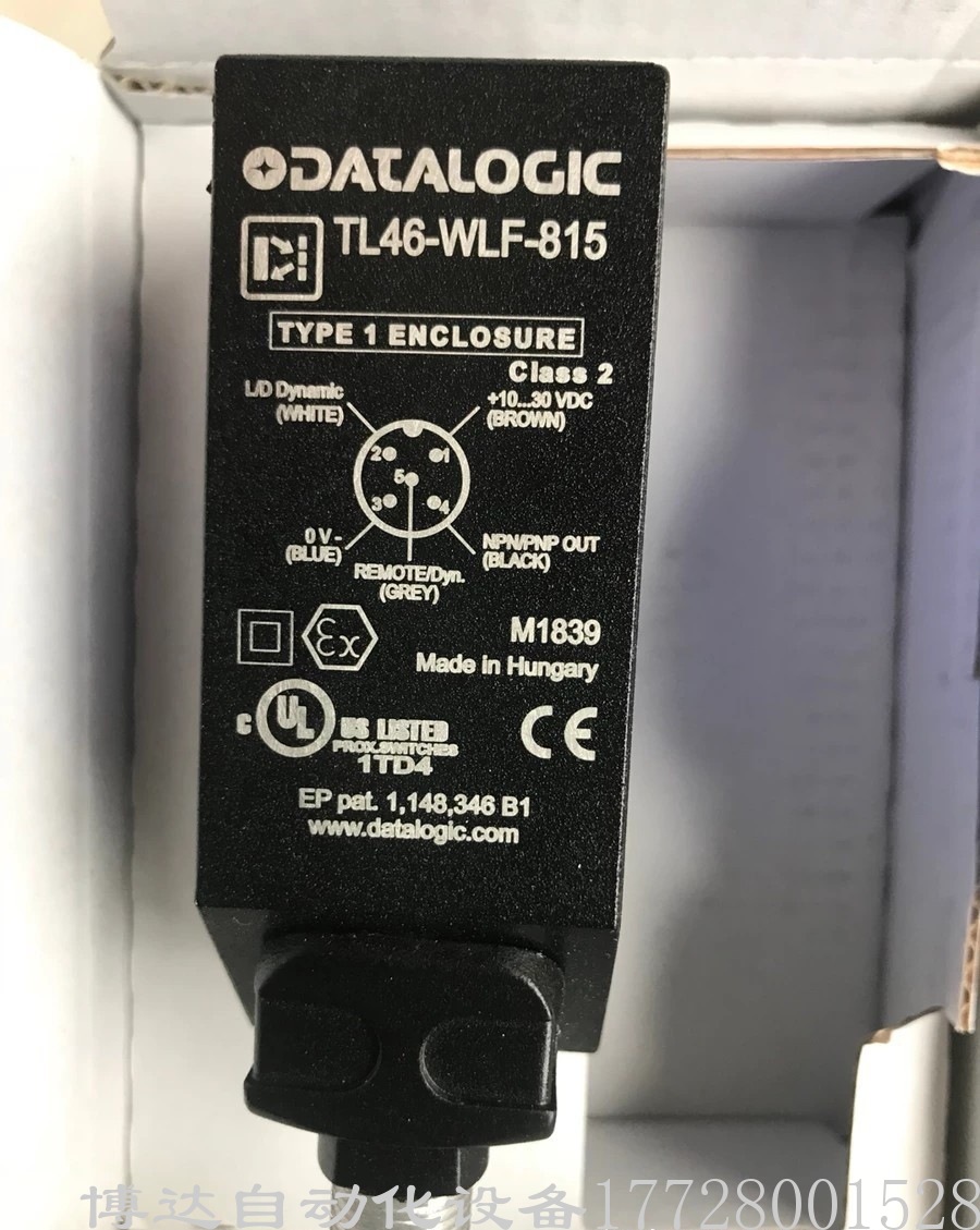 Datalogic得利捷色标传感器TL46-WLF-815全新原装现货包邮议价