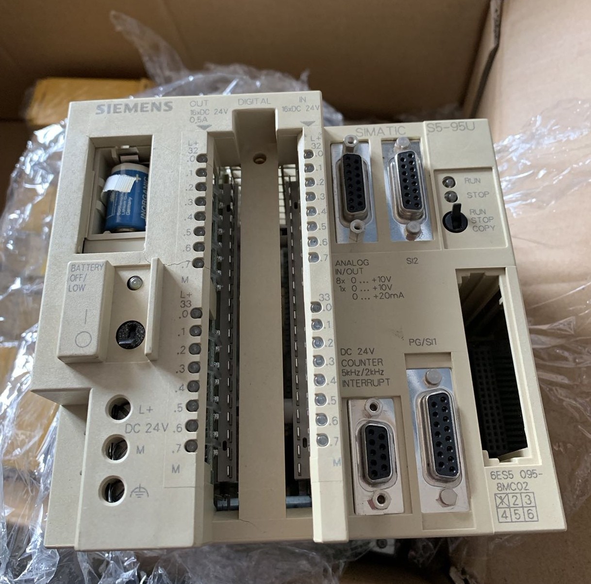 西门子6ES5095-8MC02可编程控制器 全新原装正品现货实拍议价