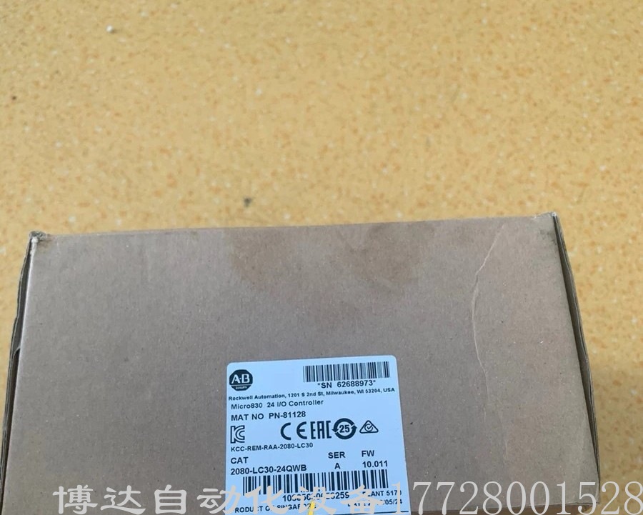 AB罗克韦尔2080-LC30-24QWB输入输出模块全新原装正品 现货议价