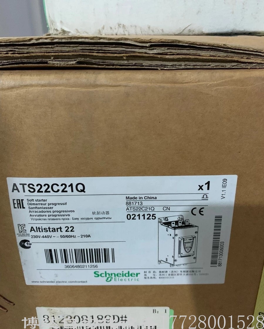 施耐德ATS22C21Q软启动器全新原装正品保障现货实拍议价包邮