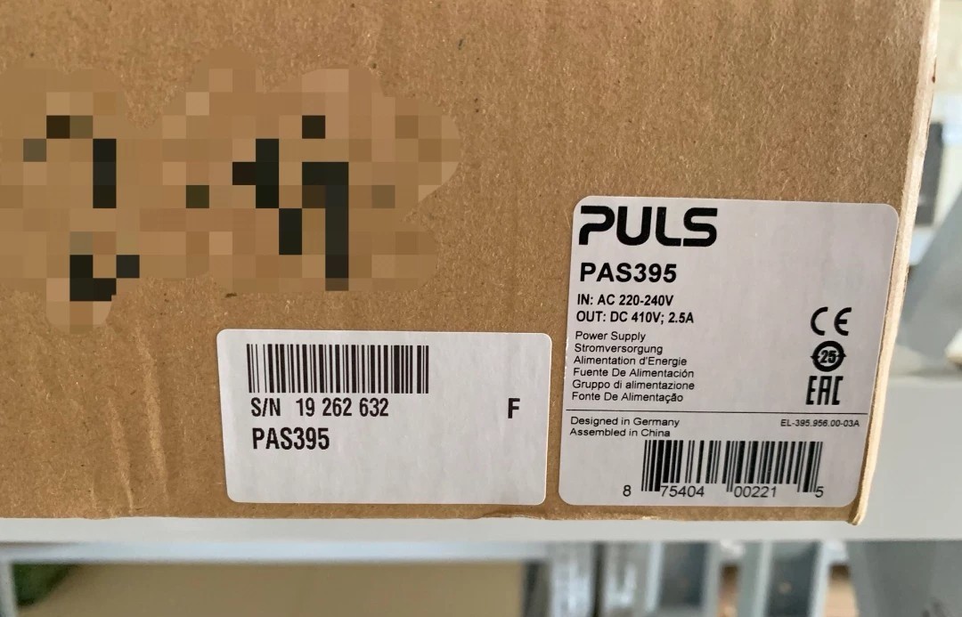 优惠供应PULS变桨电容充电机 PAS395 全新原装正品 现货实拍议价