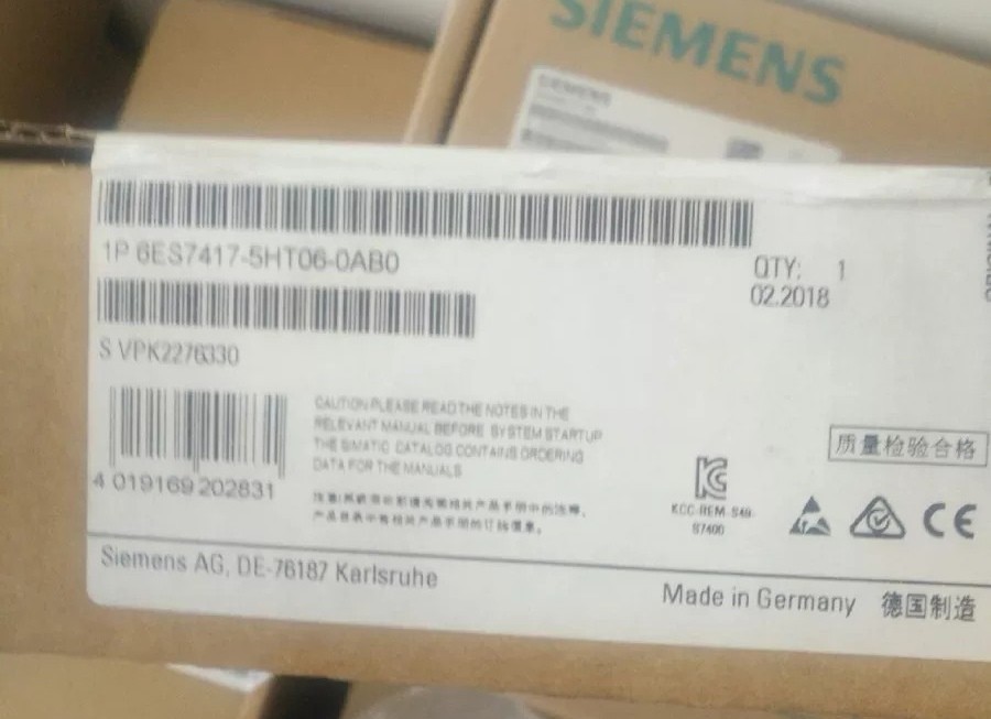 西门子6ES7417-5HT06-0AB0 控制器模块全新原装正品现货实拍议价