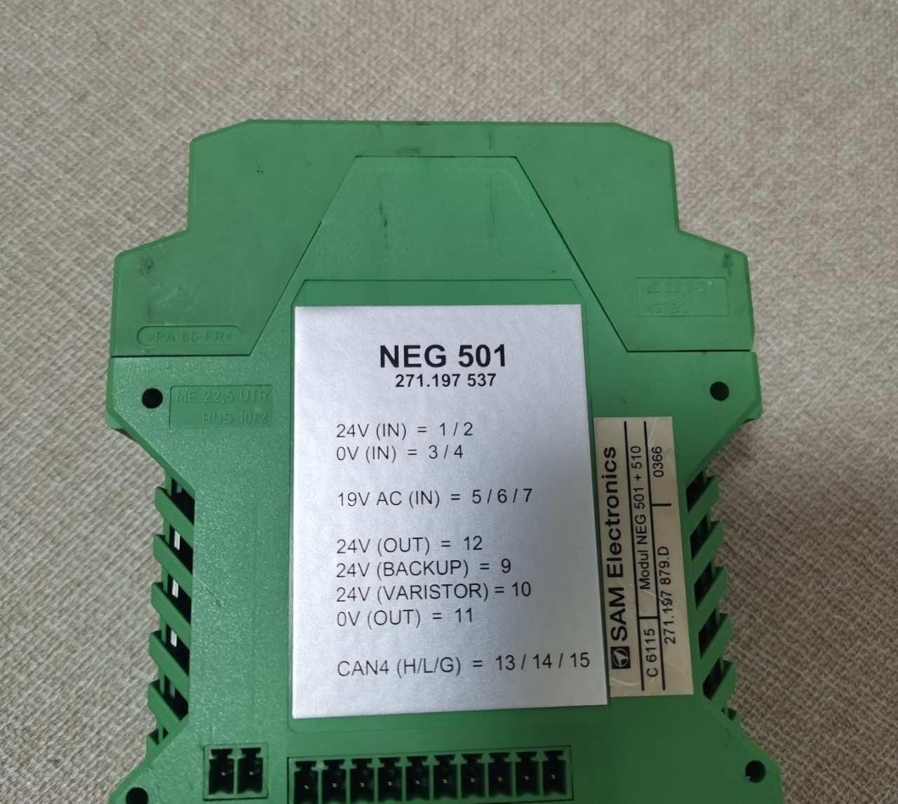 山姆电子 Sam electrinics? NEG 501 NEG510 原装现货议价质保一年