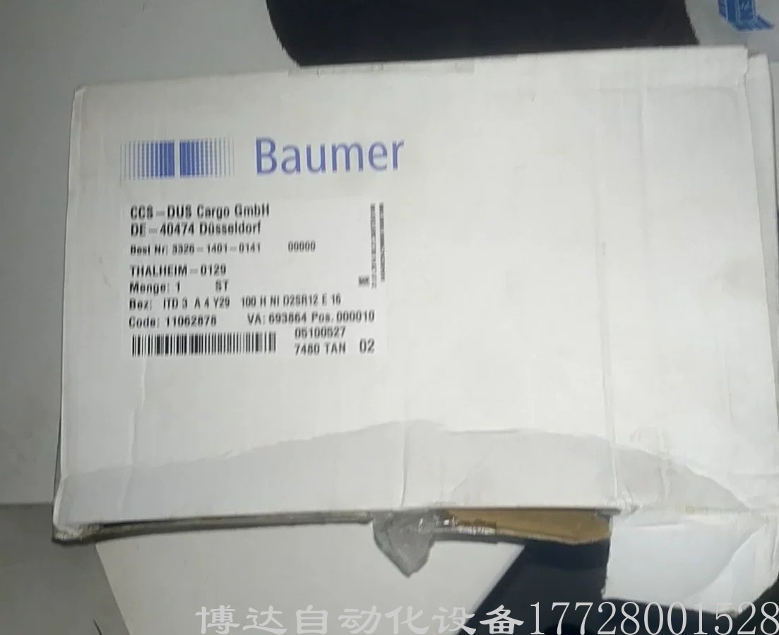 供应全新堡盟baumer编码器 ITD3 A4 Y29 原装现货实拍议价质保一年