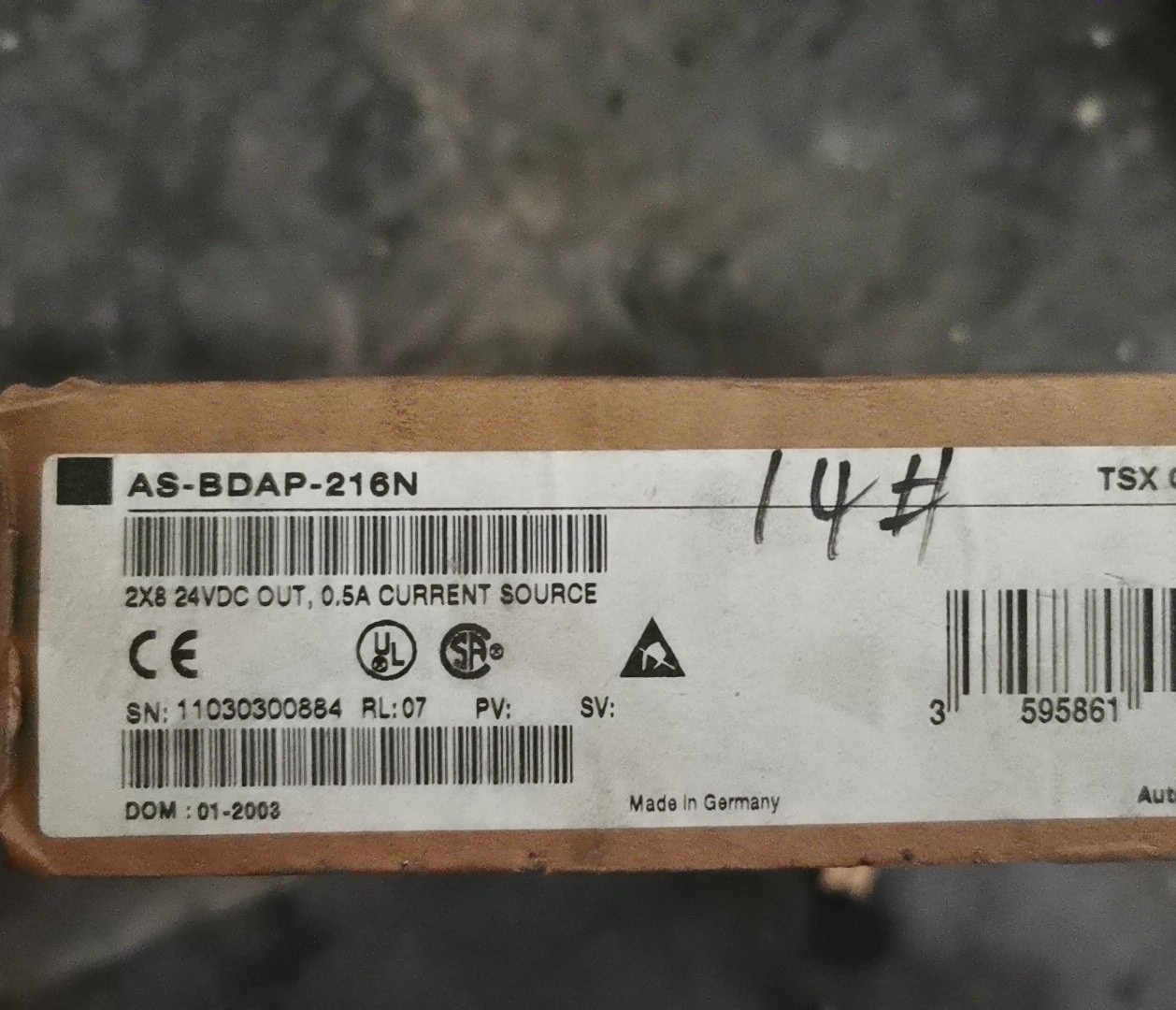 Schneider施耐德AS-BDAP-216N输入输出模块 原装正品现货实拍议价