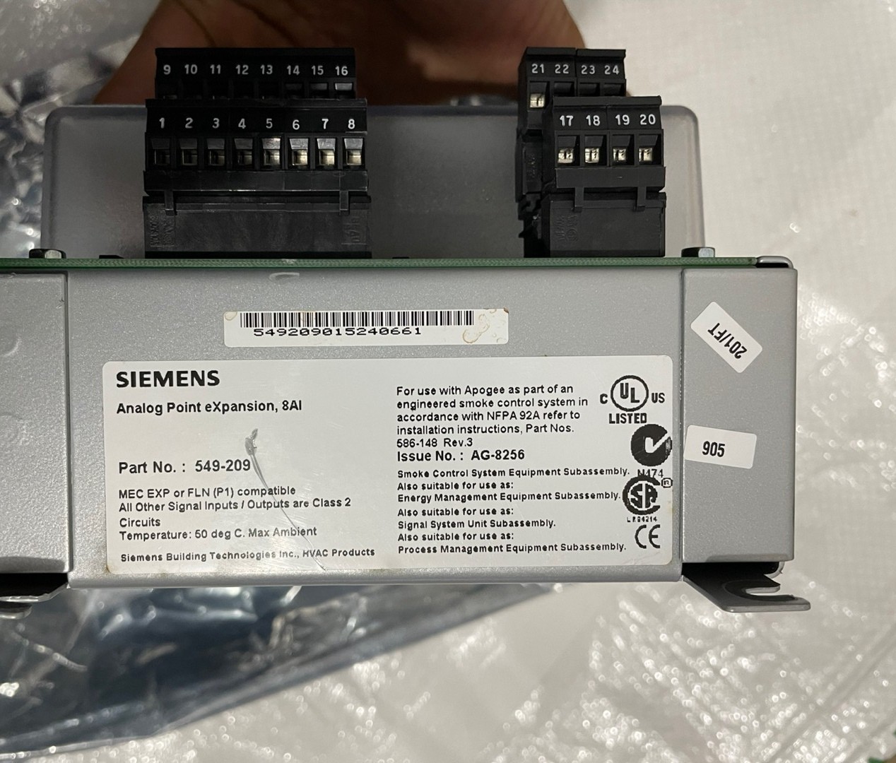 低价供应优惠供应西门子楼宇控制器 549-209 现货实拍议价质保一年
