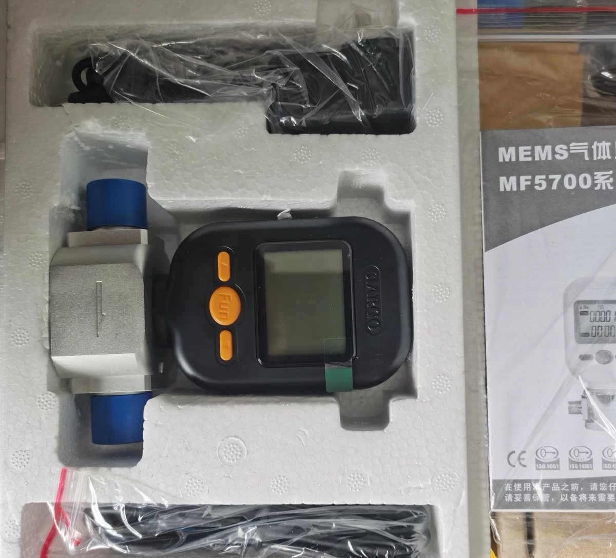 Siargo矽翔MF5712-N-200气体质量流量计 200L/min带数显原装现货