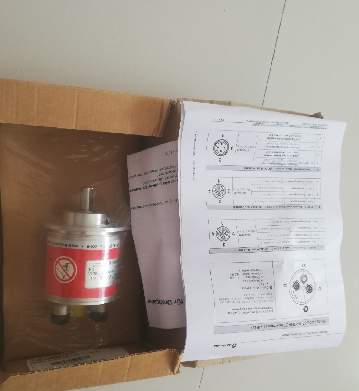 TR帝尔 CEV58M-00442工业编码器 全新原装实拍现货质保1年包邮议价