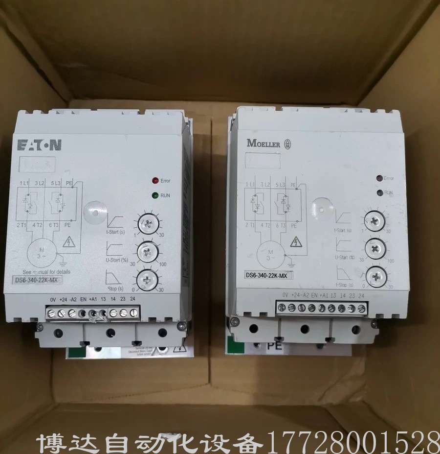 ETN伊顿穆勒软启动器DS6-340-22k-MX 全新原装正品 现货实拍议价